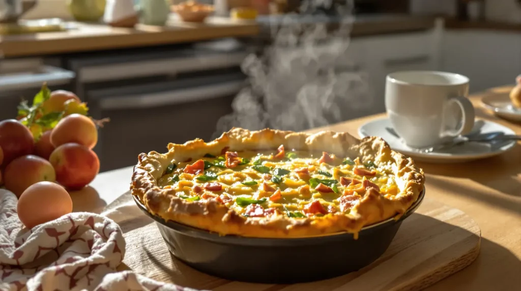 Chaque année, je prépare cette savoureuse quiche à l'avance pour le matin de Pâques