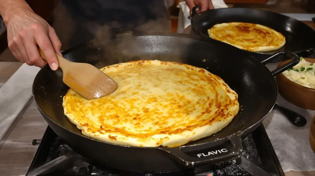 Connaissez-vous les crêpes parmentières de Laurent Mariotte, ces délices à base de pommes de terre cuites ?