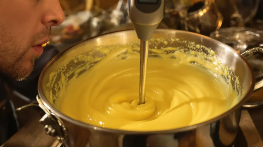 J'ai planté un thermomètre dans ma hollandaise : la fenêtre entre sauce parfaite et sauce ratée ne dure que 30 secondes