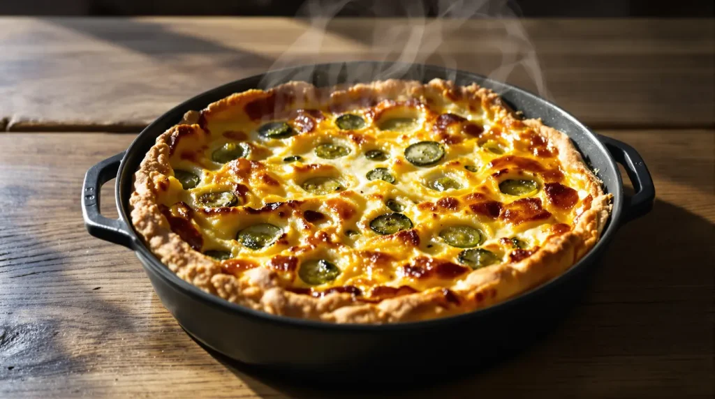 « J'ai remplacé la pâte par un ingrédient tout simple » : ma quiche poireaux-chèvre n'a jamais été aussi fondante