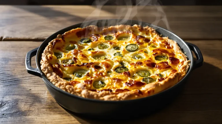 « J&rsquo;ai remplacé la pâte par un ingrédient tout simple » : ma quiche poireaux-chèvre n&rsquo;a jamais été aussi fondante