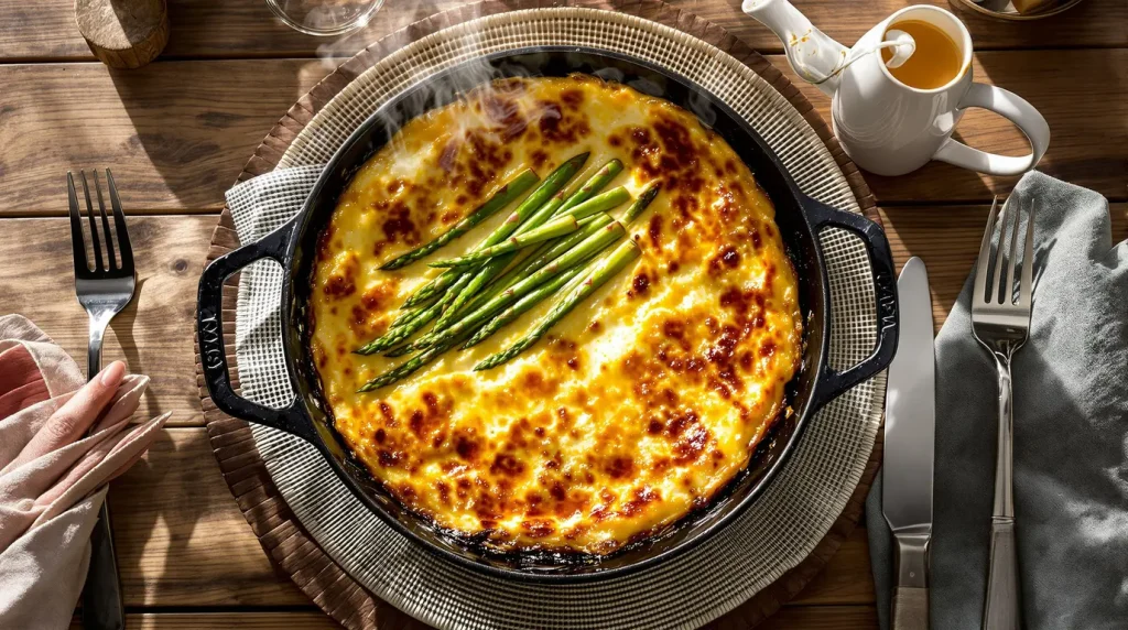 « Je ne fais plus jamais de quiche » : le plat doré à souhait aux asperges qui a tout remplacé dans ma cuisine de mars