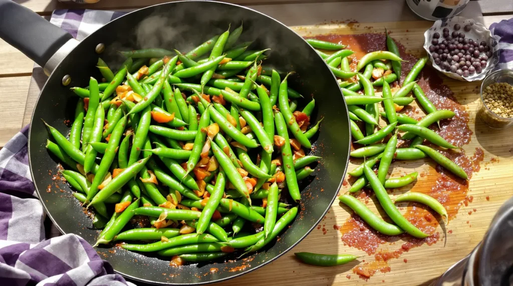 Mieux que la cuisson à l'eau : les haricots verts ont nettement plus de goût quand on les cuisine comme ça