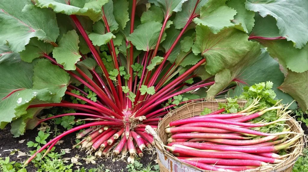Rhubarbe : l'art de la cultiver et de la récolter pour des recettes délicieuses