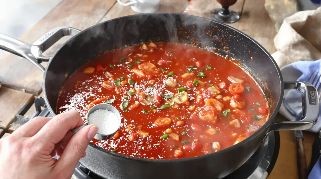 Vous ruinez vos pâtes avec du sucre : cette poudre blanche utilisée par les cuisiniers italiens atténue l’acidité de la sauce tomate